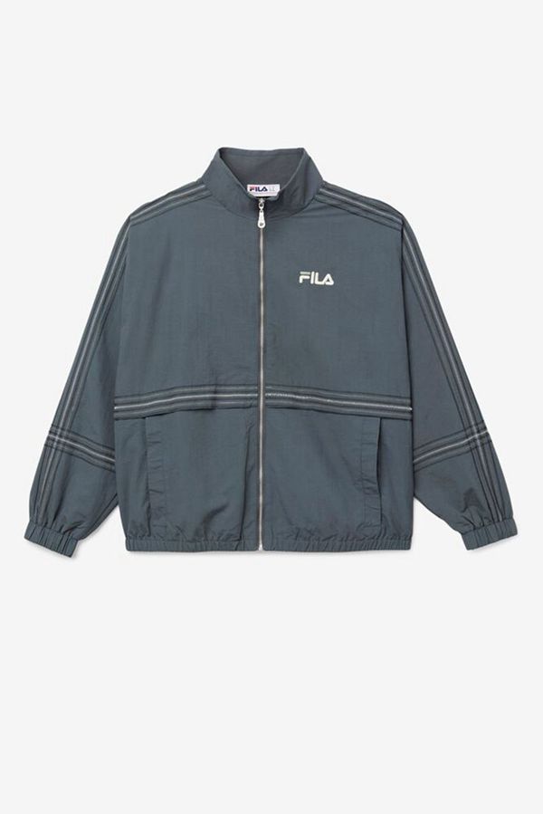 Fila Gray Allen Men's Jackets - Dimgray,NZ 657-94563